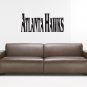 Wall Sticker Decal American Basketball NBA Team Logo Atlanta Hawks Gm1759
