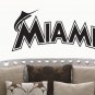 Wall Sticker Decal American Baseball MLB Team Logo Miami Marlins Gm1116