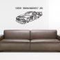 Wall Sticker Decal Team Logo Nascar #88 Dale Earnhardt Jr Super Sport Car Gm2075