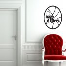 Wall Sticker Decal American Basketball NBA Team Logo Philadelphia 76ers Gm1970