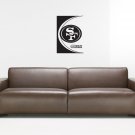 Wall Sticker Decal American Football NFL Team Logo San Francisco 49ers Gm0561