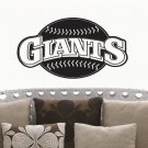 Wall Sticker Decal American Baseball MLB Team Logo San Francisco Giants Gm1263
