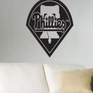 Wall Sticker Decal American Baseball MLB Team Logo Philadelphia Phillies Gm1173