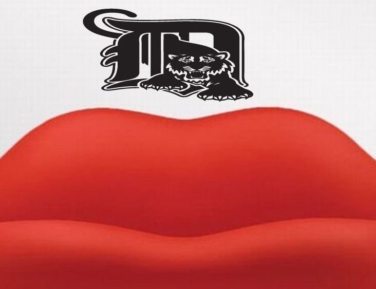 Wall Sticker Decal American Baseball MLB Team Logo Detroit Tigers Gm0822