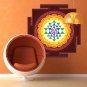 Mandala Ohm Yoga Studio Buddism Full Color Wall Decal Sticker AN-13 FRST
