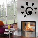 Wall Decor Vinyl Decal Sticker Heart In Sun tz2223