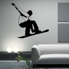 Sport snowboard skiing athlete jumping Stylish Wall Art Sticker Decal 9662