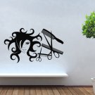 Beauty Spa Salon Hair Tool Wall Decor Vinyl Decal Sticker tz732
