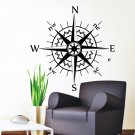 Compass Wall Decal Wind Rose Home Kids Room Decor Vinyl Sticker Murals AM2