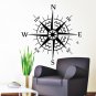 Compass Wall Decal Wind Rose Home Kids Room Decor Vinyl Sticker Murals AM2