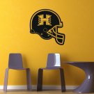 NCAA Wall Mural Vinyl Sticker GYM SPORTS LOGO TEAM H BLACK HELMET DA2824
