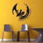 NCAA Wall Mural Vinyl Sticker GYM SPORTS LOGO EMBLEM FIGHTIN' BLUE HENS DA2803