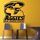 NCAA Wall Mural Vinyl Sticker GYM SPORTS LOGO New Mexico State Aggies DA3090