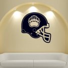 NCAA Wall Mural Vinyl Sticker GYM SHOP OF SPORTS HELMET LOGO TEAM DA2676