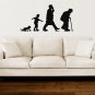 Wall Decor Vinyl Decal Sticker Human Periods of Life Aging  tz2010