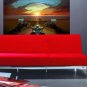 Motorcycle Road Sunset Wild Full Color Wall Decal Sticker AN-76 FRST