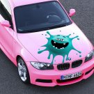 Blue Blob Monster Cartoon Full Color Car Decal Sticker KR-170 FRST