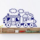 Wall Decal Kids Train Railroad Transport Decals Nursery Room Sticker Decor AM40