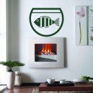 Fish animal aquarium undersea world seaweed Stylish Wall Art Sticker Decal 8688