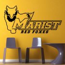 NCAA Wall Mural Vinyl Sticker Gym SPORTS LOGO Marist Red Foxes DA3002