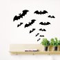 Wall Decal Halloween Bats Swarming Design Decals Living Room Decor Sticker AM153