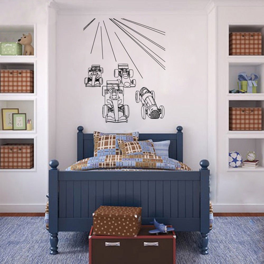 Wall Decor Vinyl Decal Sticker        race road sports cars DA1442
