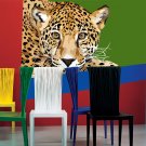 Cheetah Painted Animal Zoo Full Color Wall Decal Sticker AN-209 FRST