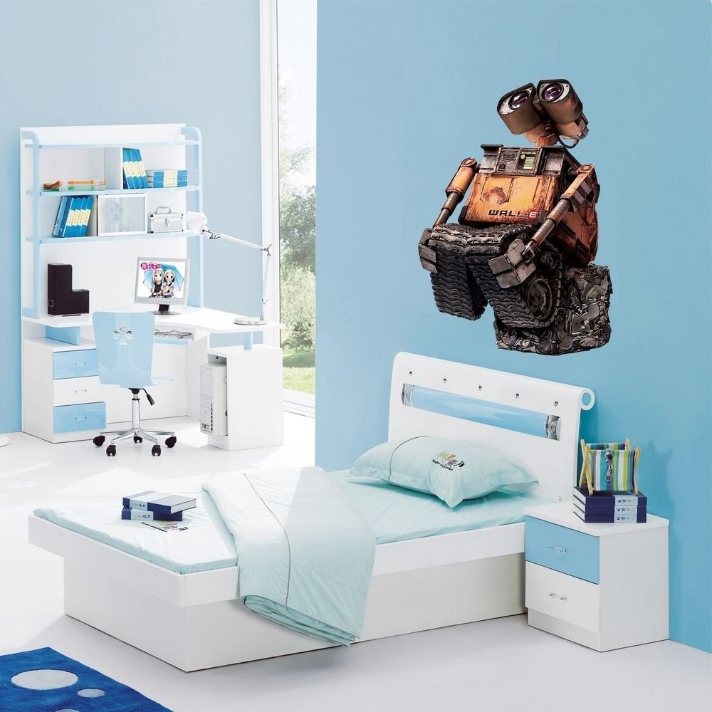 Robot Cartoon Full Color Wall Decal Sticker AN-25 FRST