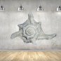 White Seashell Full Color Wall Decal Sticker AN-137 FRST