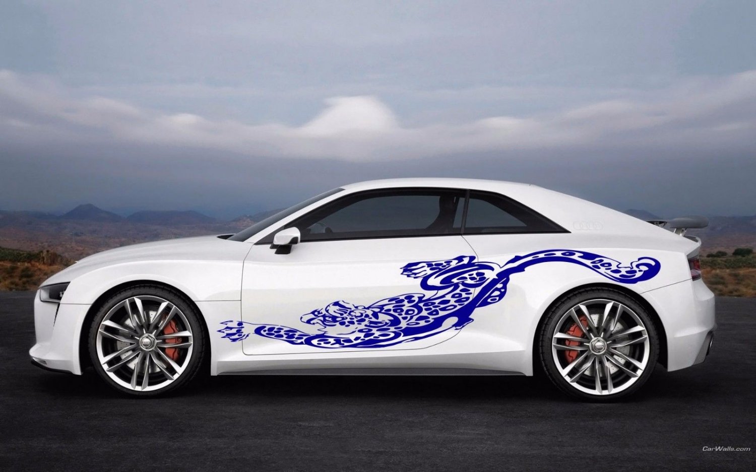 Leopard Anime Hood Sticker Decal Manga Car Vinyl 10133-2