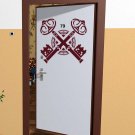 Key a heart Castle love Kids Room Children Stylish Wall Art Sticker Decal 9963