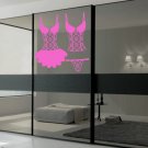 Underwear corset beauty lace Kids Room Stylish Wall Art Sticker Decal 10104