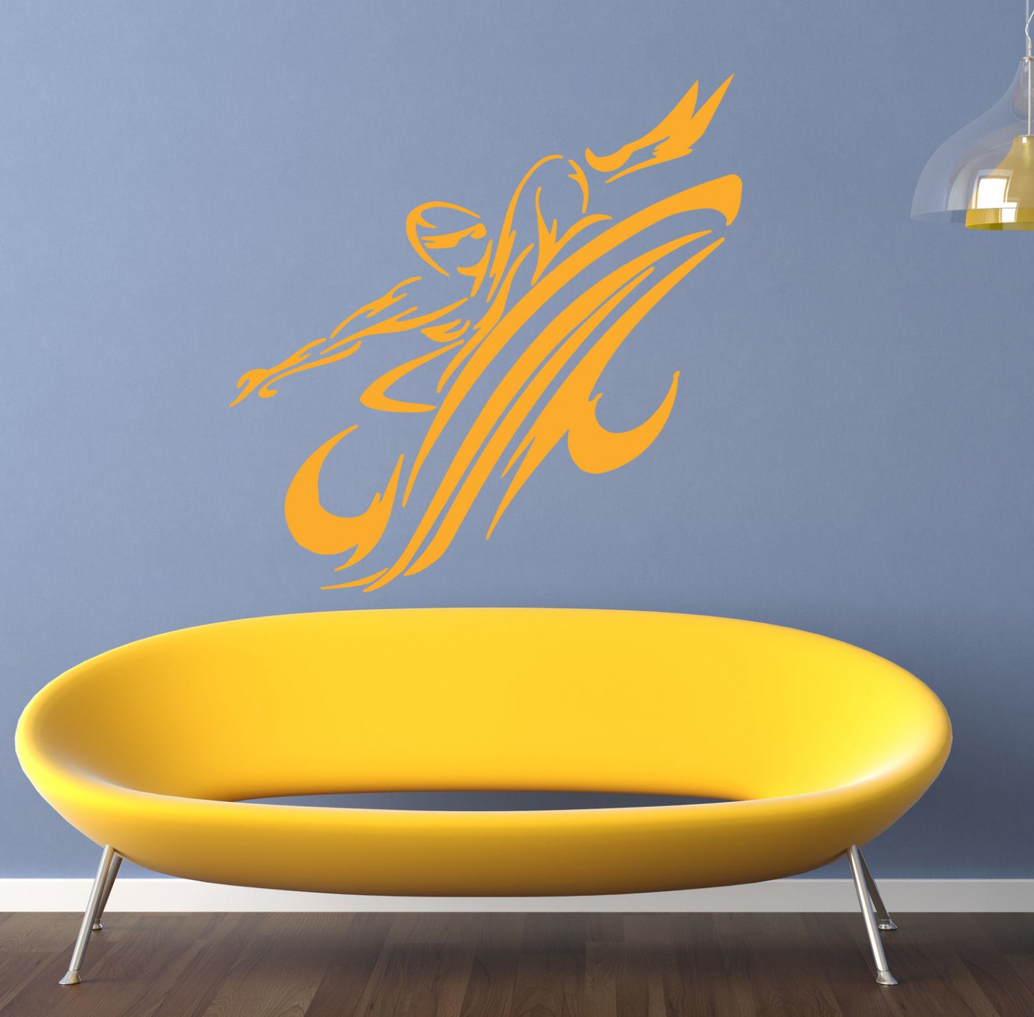 Sport athlete rollers race tricks Kids Stylish Wall Art Sticker Decal 9657-5
