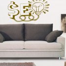 Light bulb idea motor see Kids Room Children Stylish Wall Art Sticker Decal 9228