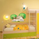 Village House Children'S Room Full Color Wall Decal Sticker AN-572 FRST