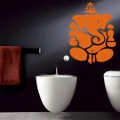 Elephant India Yoga Ornament Full Color Wall Decal Sticker AN-637 FRST