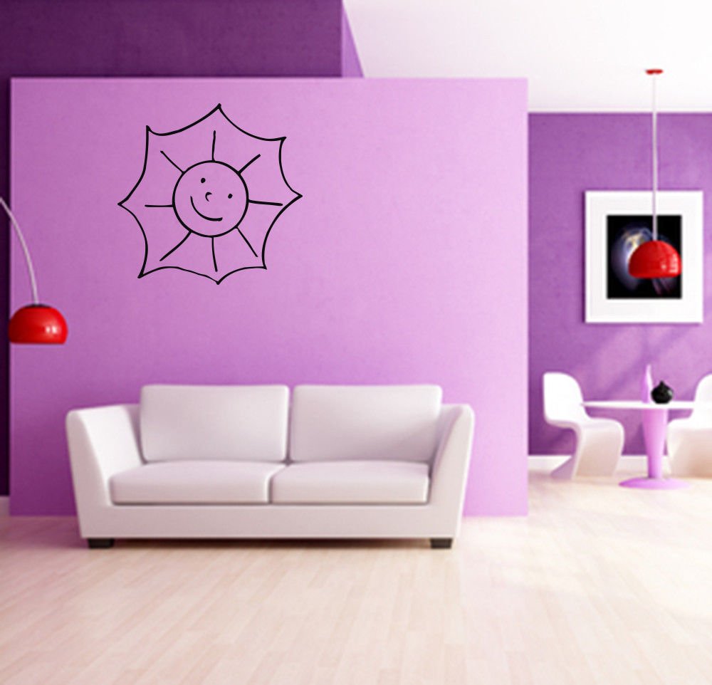 Wall Decor Vinyl Decal Sticker RADIANT SUN DA633