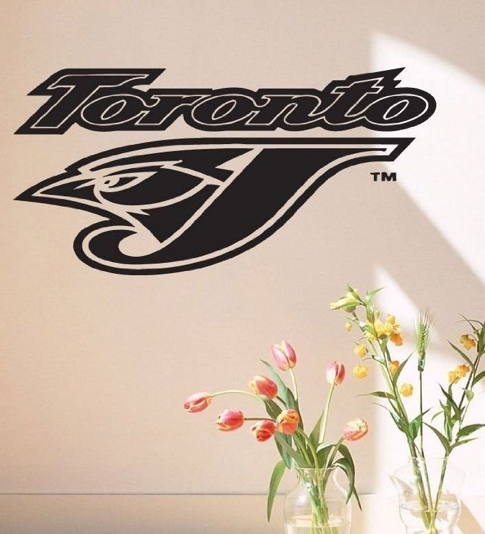 Wall Sticker Decal American Baseball MLB Team Logo Toronto Blue Jays Gm1023