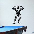 Wall Decor Vinyl Decal Sticker Bodybuilder Sport Gym Power lifting tz3006