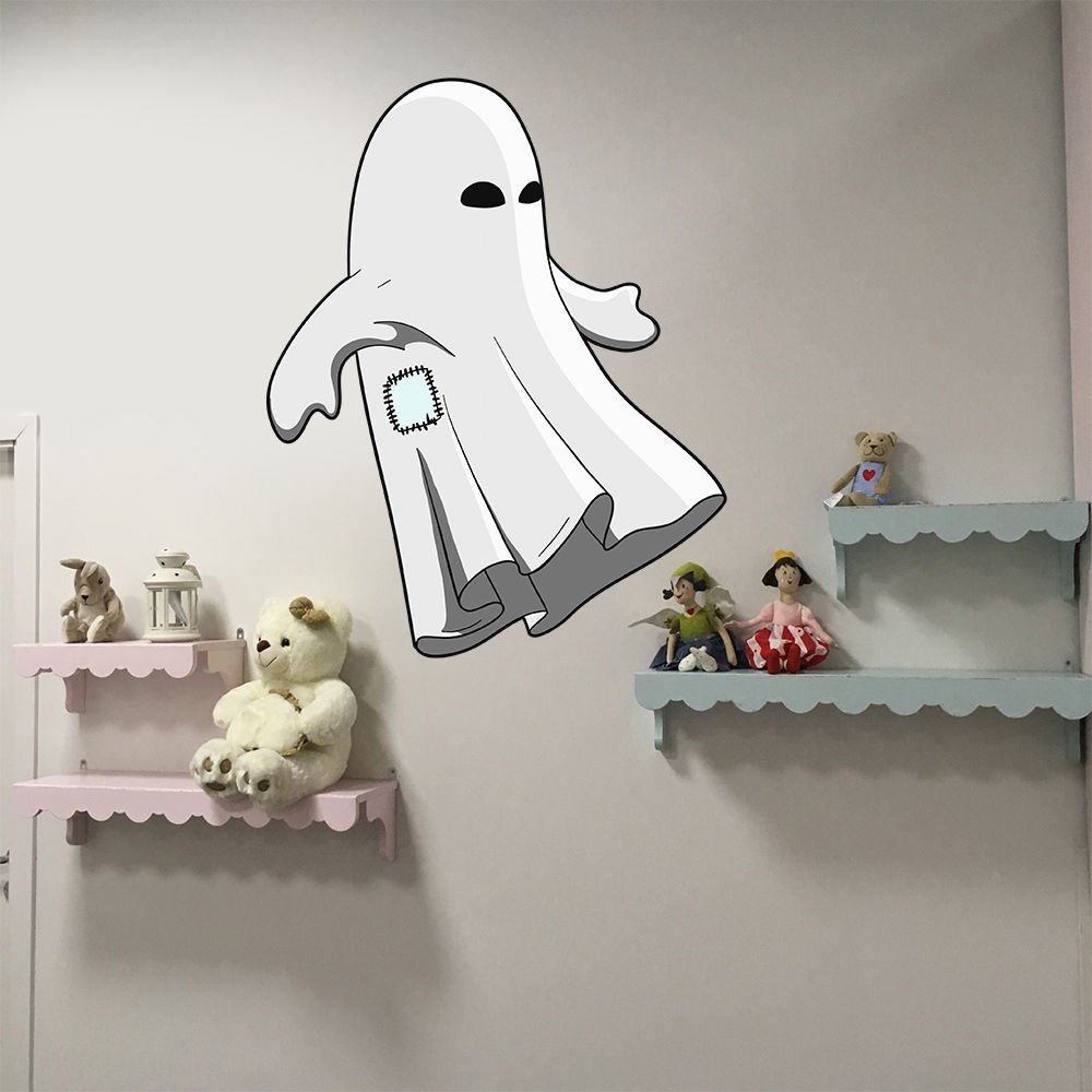 Little Ghost Children'S Room Full Color Wall Decal Sticker AN-584 FRST