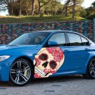 Skull Patterns Mexico Bones Full Color Car Decal Sticker KC-346 FRST
