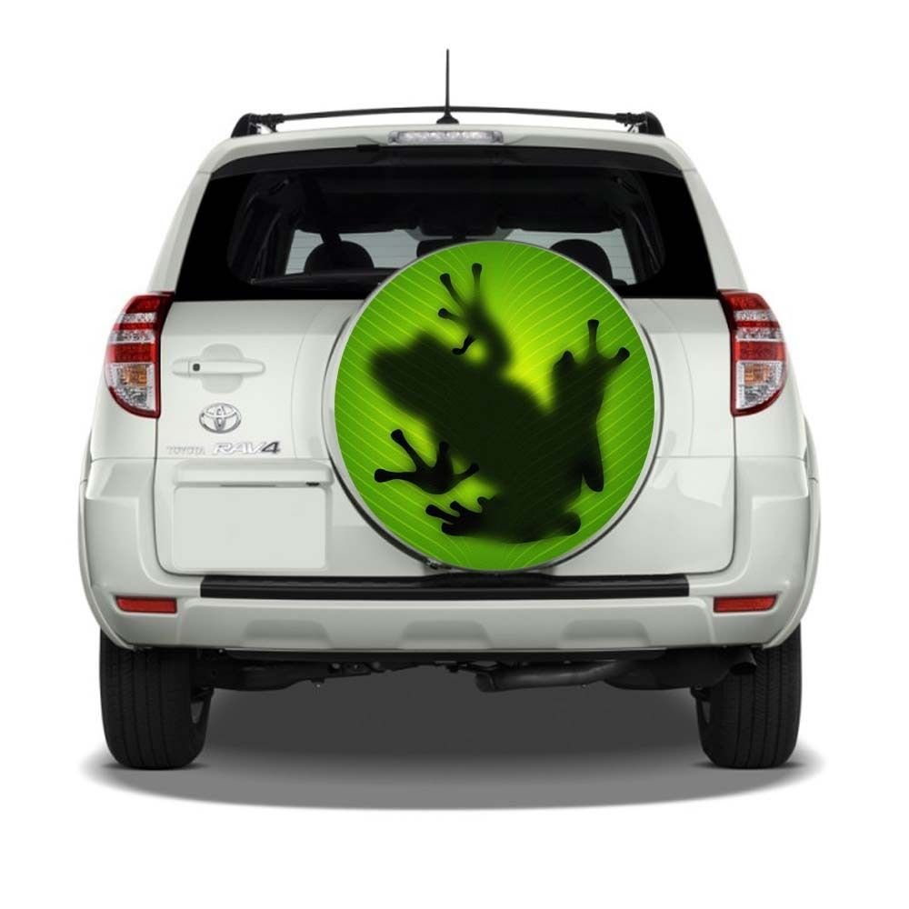 Green Frog Shadow Wildlife Full Color Car Decal Sticker KC-401 FRST