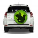 Green Frog Shadow Wildlife Full Color Car Decal Sticker KC-401 FRST
