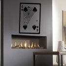 Playing card lady girl 4 spades Kids Room Stylish Wall Art Sticker Decal 9890