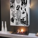 City a car people camera skyscrapers Room Stylish Wall Art Sticker Decal 9503