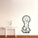 Wall Decor Vinyl Decal Sticker ELEGANT CANDLE BOW DA656