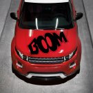 Boom Lettering Logo Full Color Car Decal Sticker KR-75 FRST