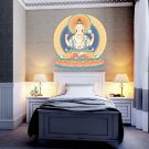 India Mandala Yoga Ornament Buddha Full Color Wall Decal Sticker AN-697 FRST