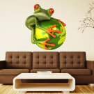 Frog Earth Greenpeace Wildlife Full Color Wall Decal Sticker KR-99 FRST