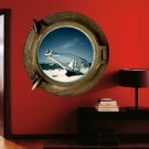 Ship In A Bottle Sea Ocean Beach Full Color Wall Decal Sticker KR-146 FRST